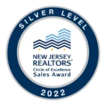 NJ Realtors Circle of Excellence Sales Award 2022, Bronze Level