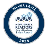 NJ Realtors Circle of Excellence Sales Award 2024, Silver Level